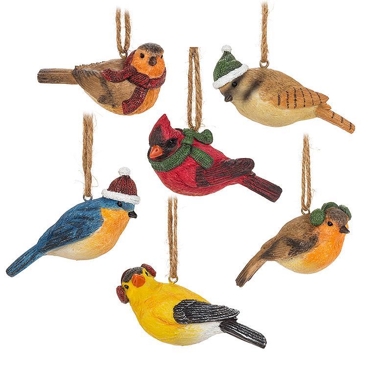 Ornaments Winter Dress Bird