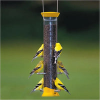 15" Yellow Finch Tube Feeder