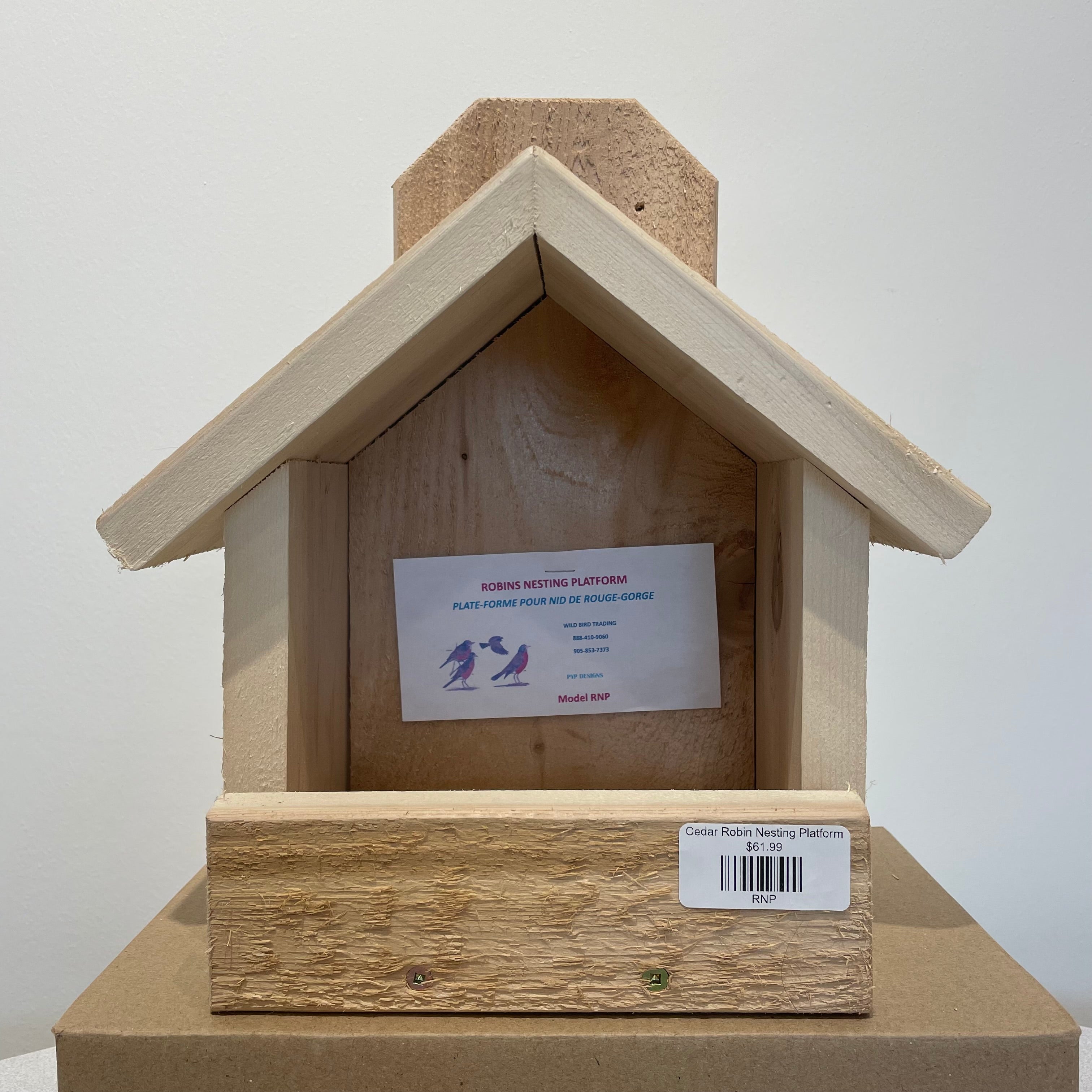 Cedar Robin Nesting Platform Birders Bird Supply & Gift Store