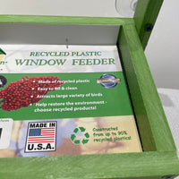 Going Green: Recycled Plastic Window Feeder