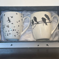 McIntosh: Bird Silhouette 2pc Mug Set