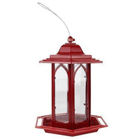 Red Metal Gazebo Feeder