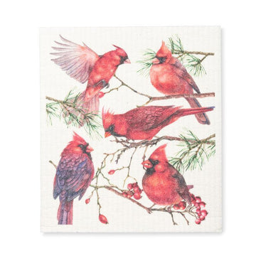 Dishcloth Cardinals