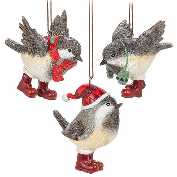 Ornaments Winter Chickadee