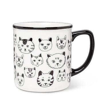 Mug Simple Cat Faces