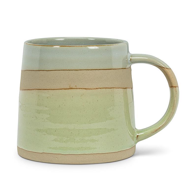 Rustic style mug - Blue,green