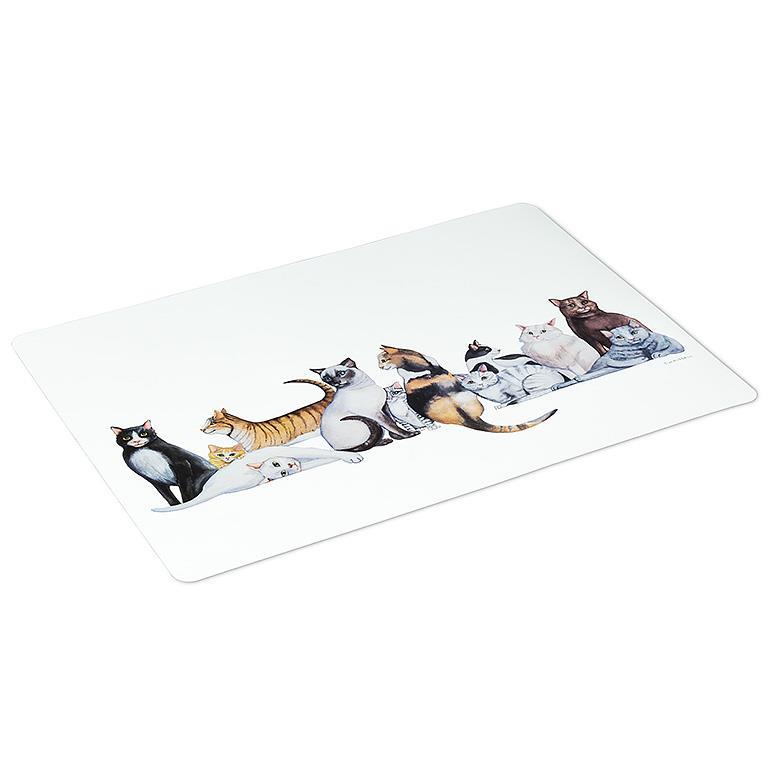 Placemat Cat Row