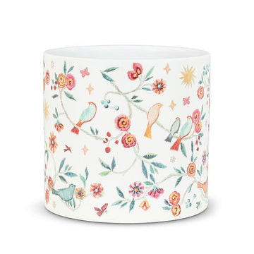 Planter Tapestry Birds Large