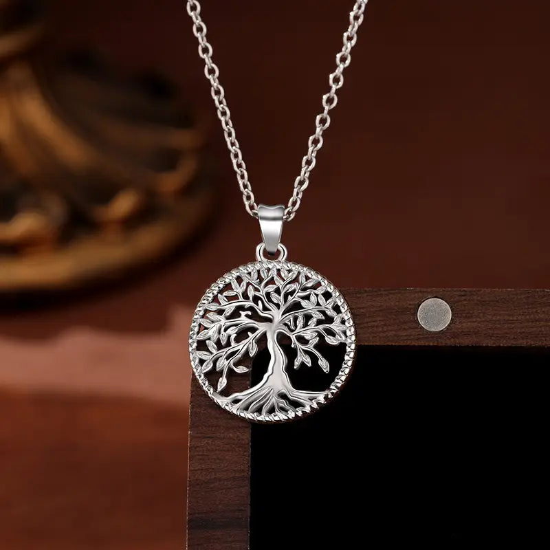Tree of Life Necklace Silver