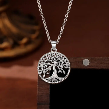 Tree of Life Necklace Silver