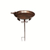 Metal bird bath