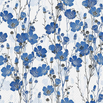 Napkins Blue Flax