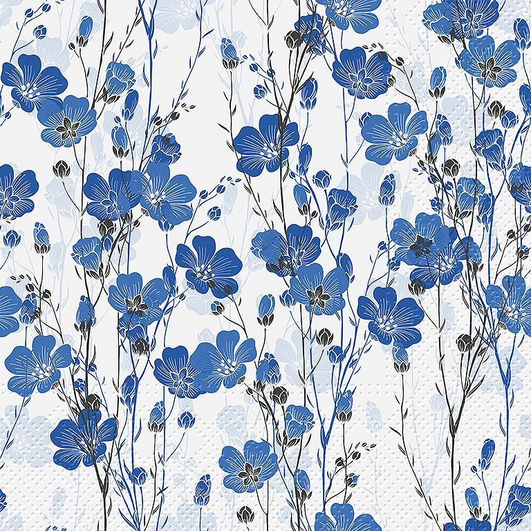 Napkins Blue Flax