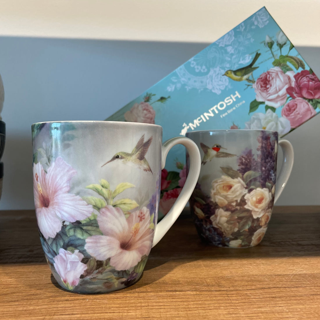 McIntosh : Lena Liu Hummingbirds 2pc Mug Set