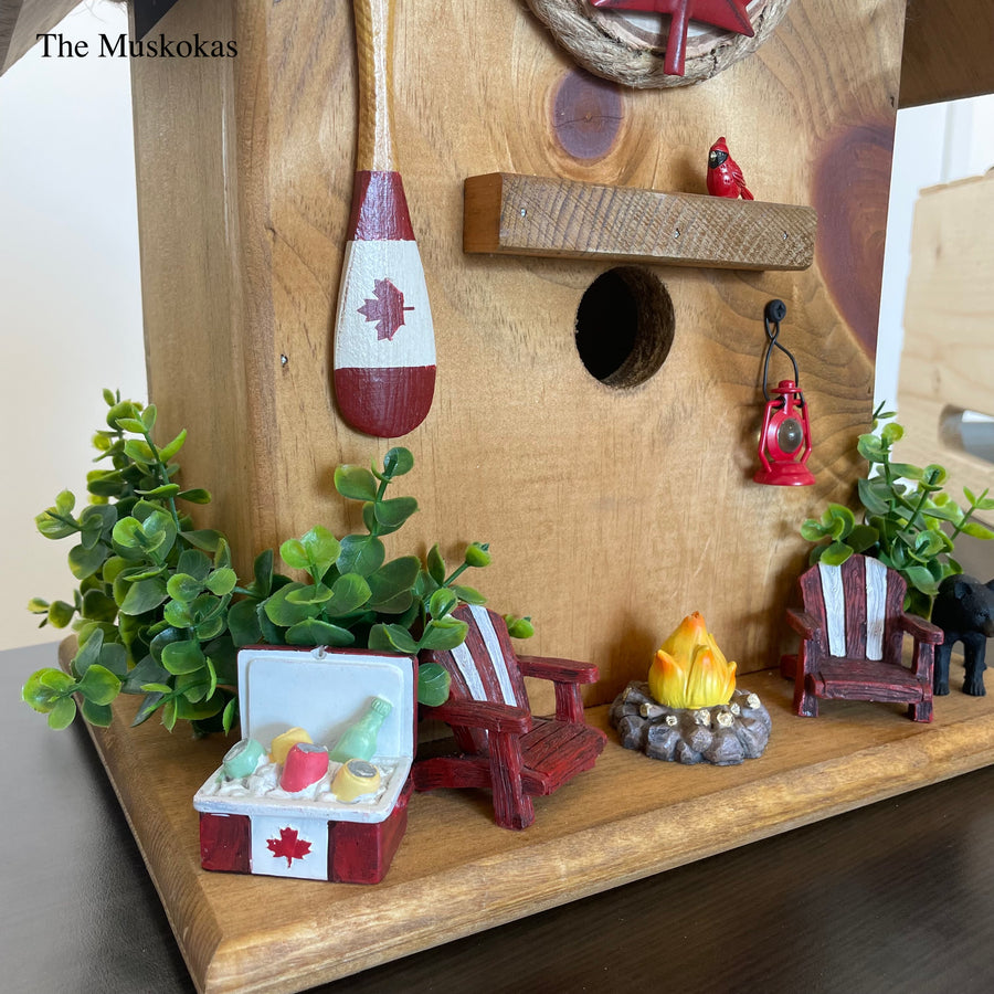 This Place is for the Birds Bird House by Sandy Ewart