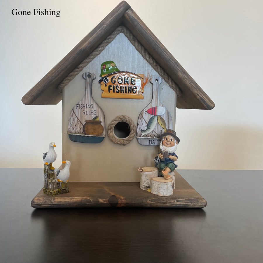 This Place is for the Birds Bird House by Sandy Ewart