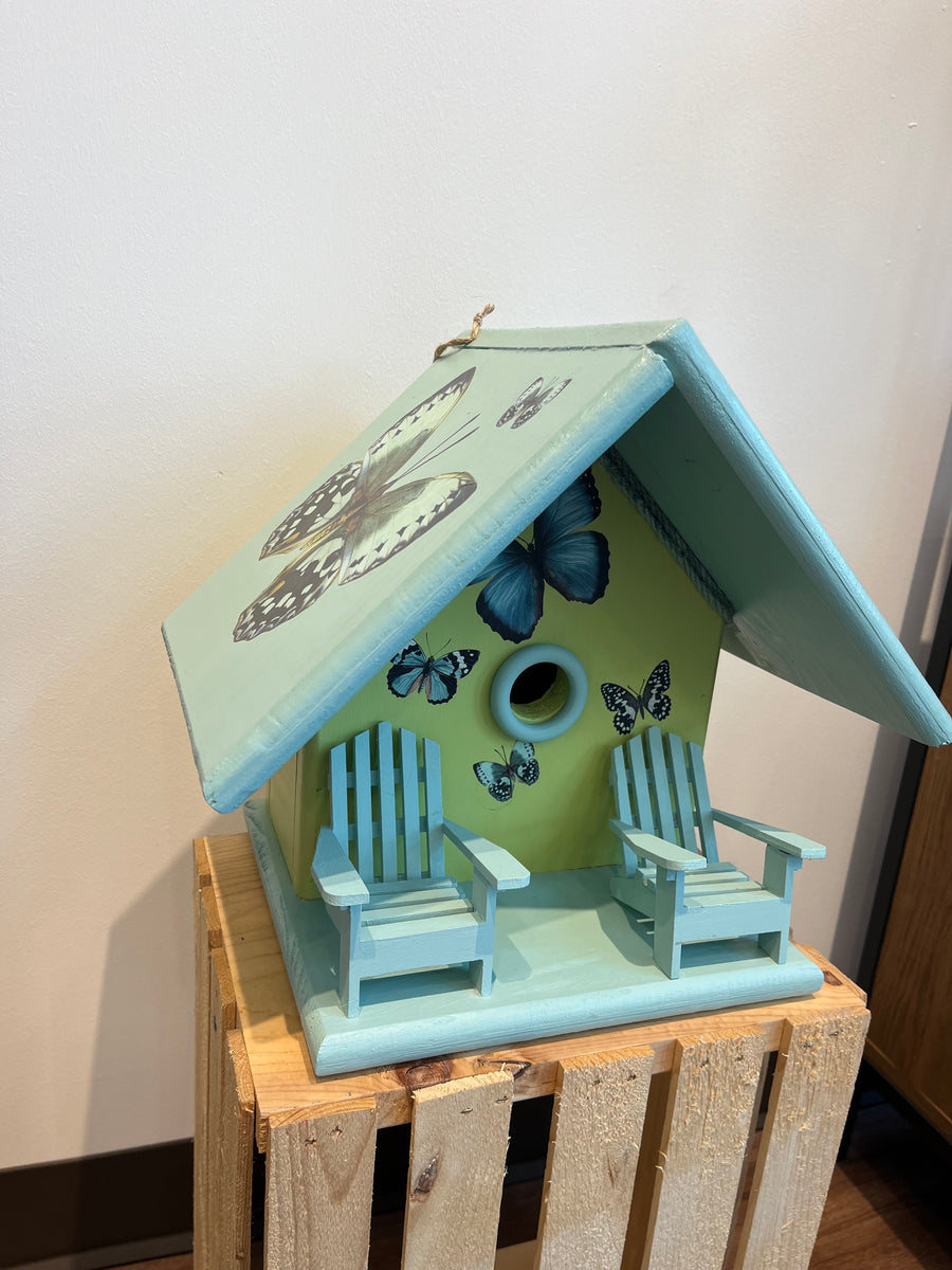 This Place is for the Birds Bird House by Sandy Ewart