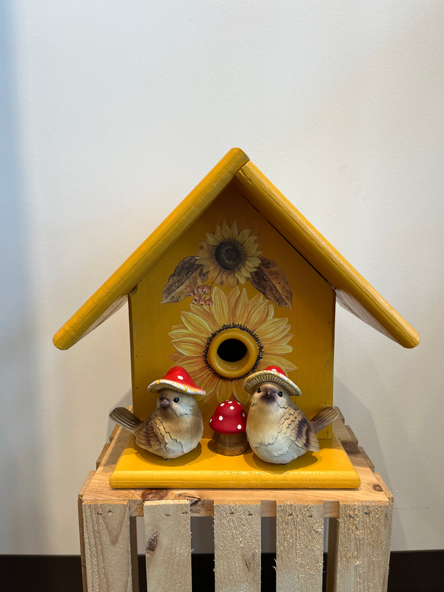 This Place is for the Birds Bird House by Sandy Ewart