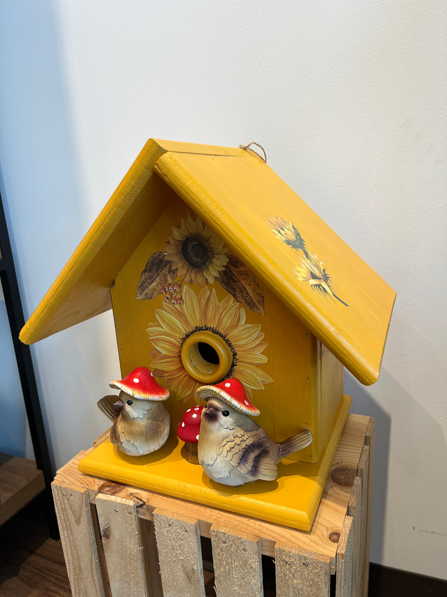 This Place is for the Birds Bird House by Sandy Ewart