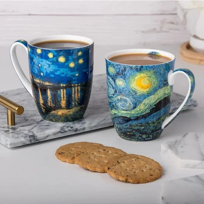 McIntosh Van Gogh Starry Nights Mug Pair