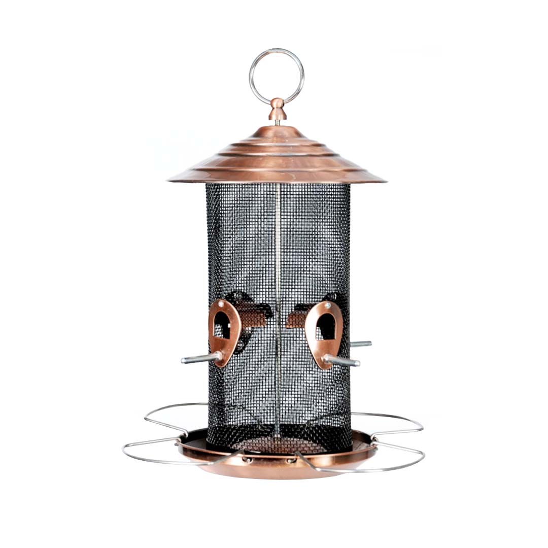 Copper Mix Seed Feeder