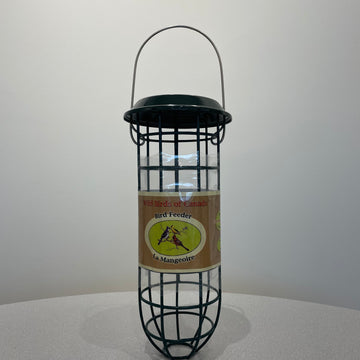 Green Metal Suet Ball Feeder