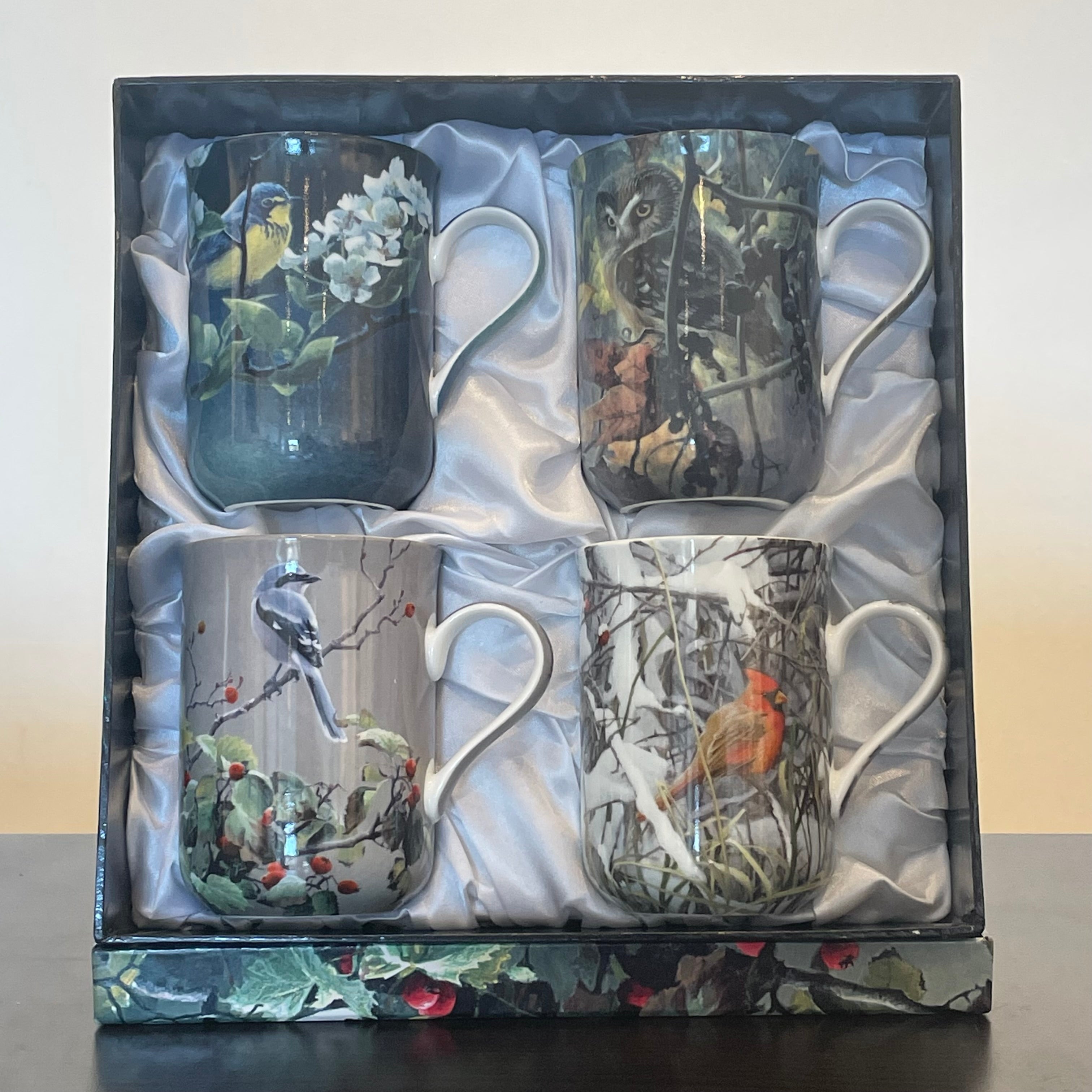 McIntosh: Bateman Birds 4pc Mug Set – Birders Bird Supply & Gift Store