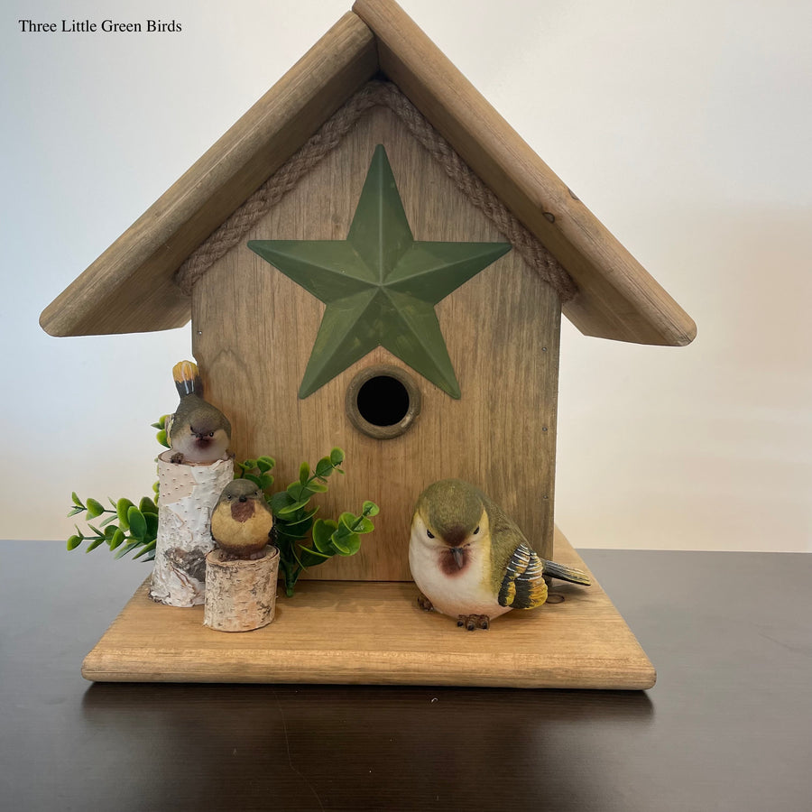 This Place is for the Birds Bird House by Sandy Ewart